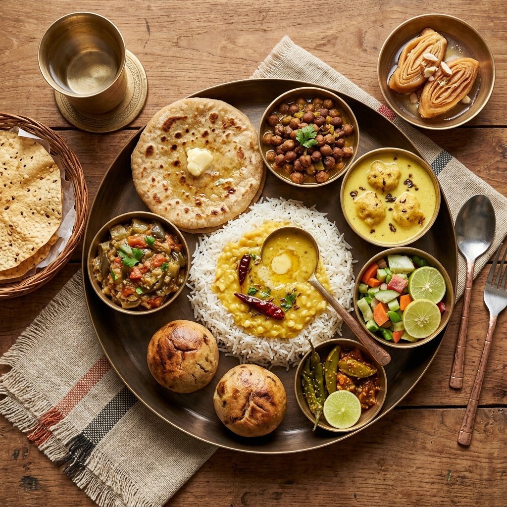 Authentic Bihari Thali